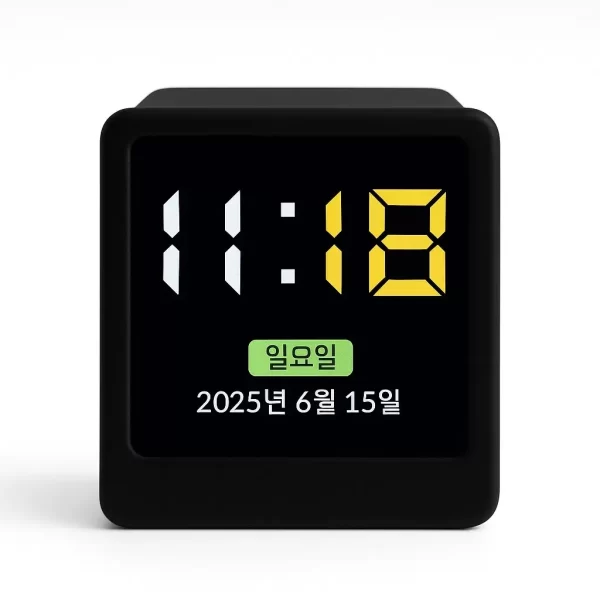 Mini nouvelle horloge météo animée de bureau WiFi, ornement créatif, Station météo multifonctionnelle – Image 4