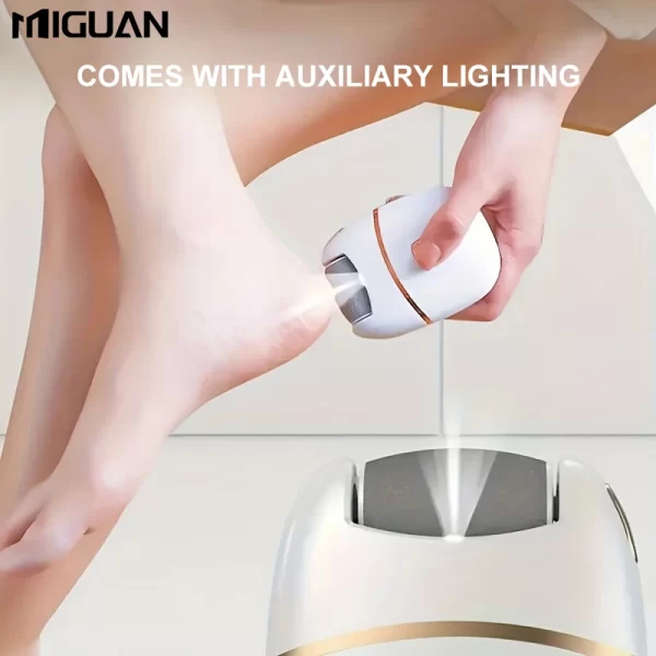 1pc meuleuse à pieds électrique, meuleuse à pieds de polissage en cuir épais rechargeable, meuleuse à pieds – Image 3