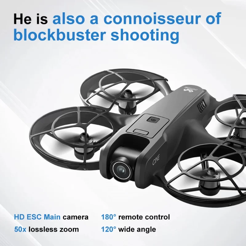 Xiaomi V666 Mini Drone 4K aérien professionnel 8k double caméra intelligente évitement d'obstacles sans brosse quadrirotor enfant RC jouet – Image 4