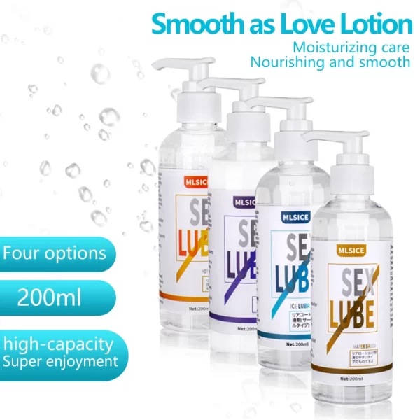 Lubrifiant Anal lubrifiant à base d'eau lubrifiant sperme pour séance sexuelle 200ML Gel d'amour pour femmes hommes lubrifiants graisse huile de jouet sexuel 18 – Image 6