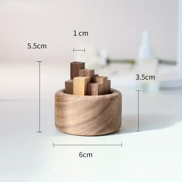 Chaidui – petit extenseur de parfum d'huile essentielle, bois de hêtre, noyer noir, huile essentielle, décoration d'aromathérapie – Image 6