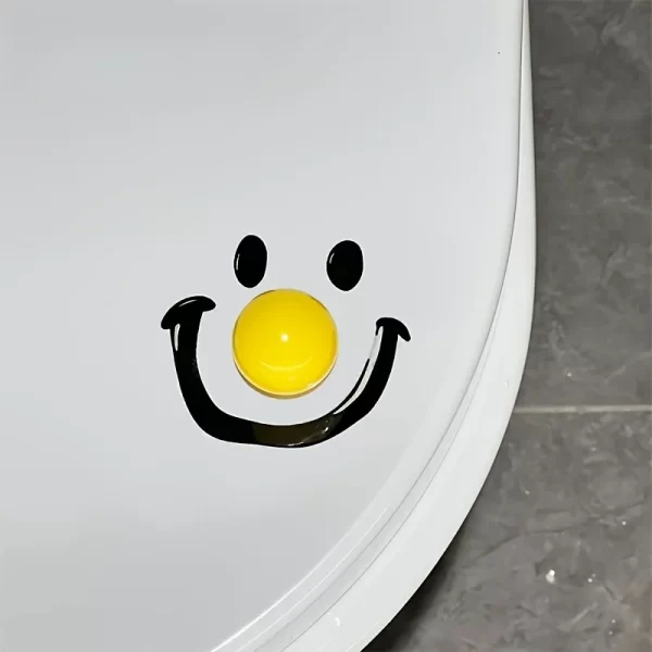 Lève-couvercle de toilette en boule de sourire Dopamine de Style contemporain, forme ronde, ouvre-couvercle de siège de toilette portatif pour salle de bain