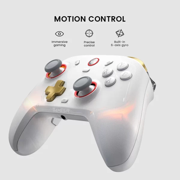Contrôleur sans fil GameSir Cyclone 2 pour Nintendo Switch 2 / iPhone / Android, manette de jeu Bluetooth avec manette à effet Hall – Image 3