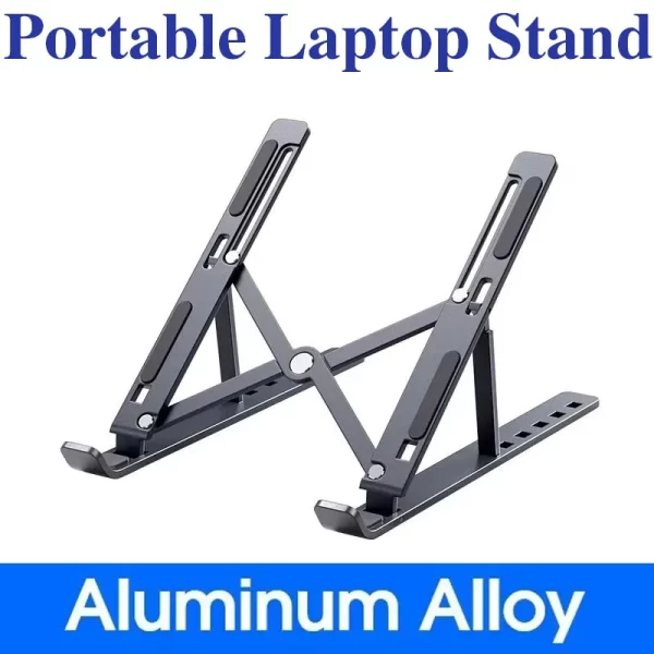 Nouveau Support de tablette Support de téléphone Portable pliable ordinateur Portable dissipateur de chaleur réglable ergonomique Support d'ordinateur Portable fournitures de bureau portables – Image 6