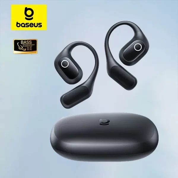 Baseus Eli 2i Fit écouteurs à oreille ouverte véritable sans fil Bluetooth 6.0 crochets d'oreille écouteurs IPX5 étanche sport écouteurs basse Boost – Image 3