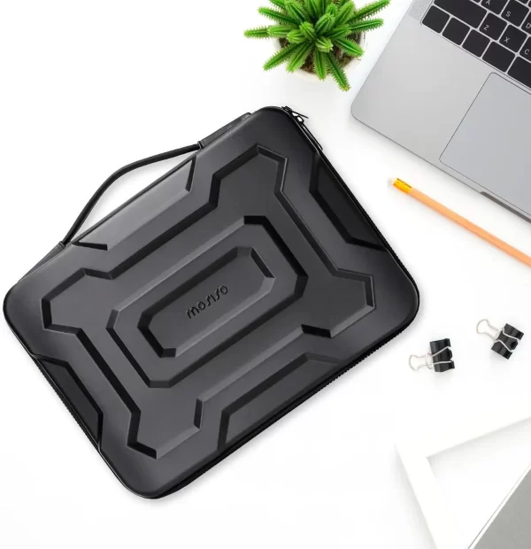 13 14 15 16 pouces coque rigide étui pour ordinateur portable pour MacBook Air Pro Dell étanche EVA mallette de transport pour ordinateur portable porte-documents housse de sac à main – Image 6