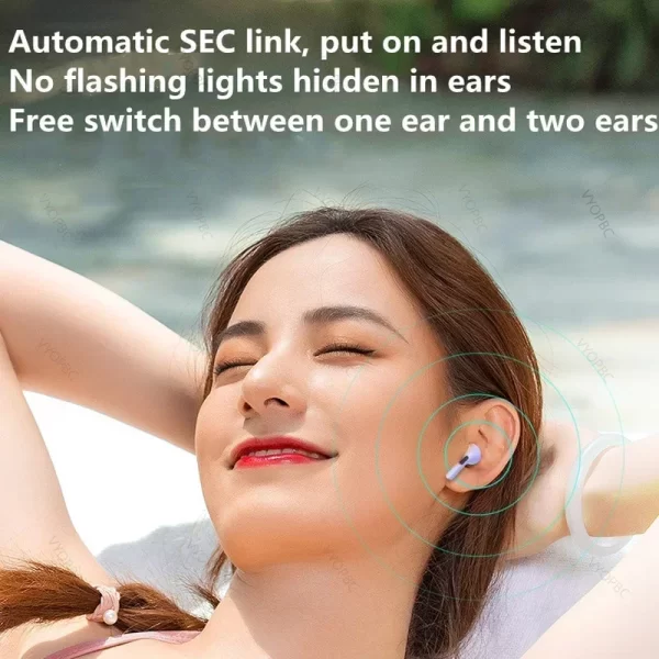Original Pro6 TWS contrôle tactile casque sans fil Bluetooth 5.3 écouteurs écouteurs sport casque de musique pour les téléphones Iphone Xiaomi – Image 8