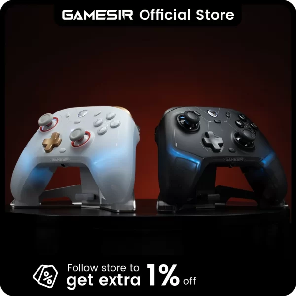 Contrôleur sans fil GameSir Cyclone 2 pour Nintendo Switch 2 / iPhone / Android, manette de jeu Bluetooth avec manette à effet Hall – Image 2