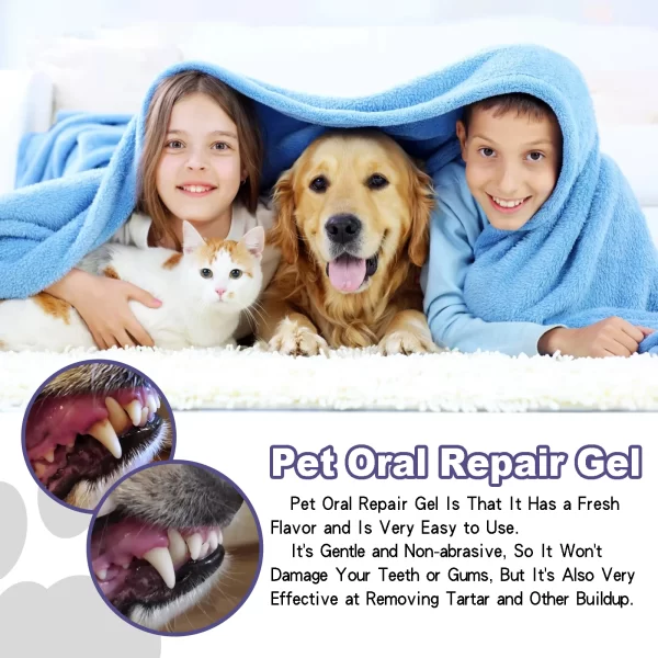 Gel de soin dentaire pour animaux de compagnie, 3ml, stylo de nettoyage des dents pour chiens et chats, haleine fraîche, contrôle du tartre, apaise les gencives, cuisson facile, formule de Soda – Image 7