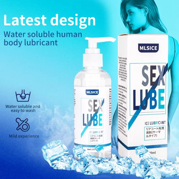 Lubrifiant Anal lubrifiant à base d'eau lubrifiant sperme pour séance sexuelle 200ML Gel d'amour pour femmes hommes lubrifiants graisse huile de jouet sexuel 18 – Image 5