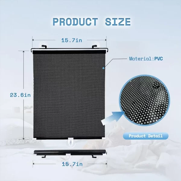 Black Out stores rouleau forage perceuse occultant nuances rideaux rouleaux pour fenêtre rouleau obscurcissement rideaux aveugles volet de cuisine – Image 3