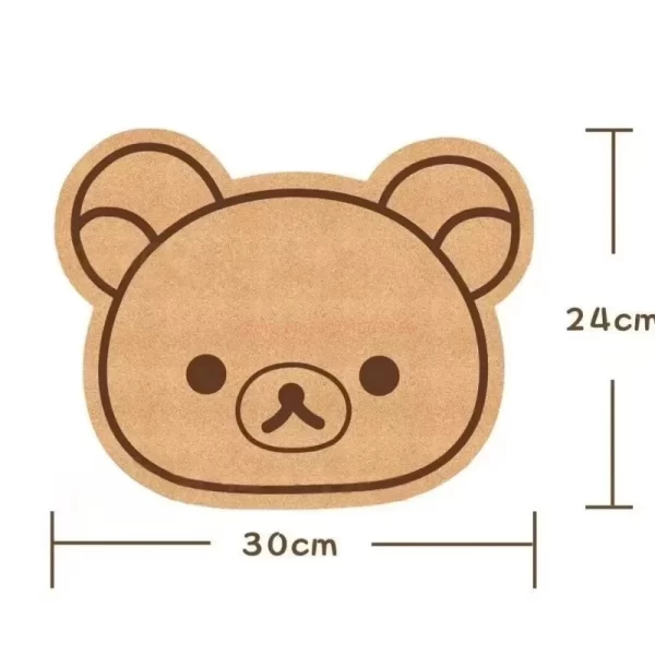Panneau de décoration murale en feutre de dessin animé, affiches en feutre sur le mur, autocollant mural ours Rilakkumas, décoration de chambre d'enfant – Image 6