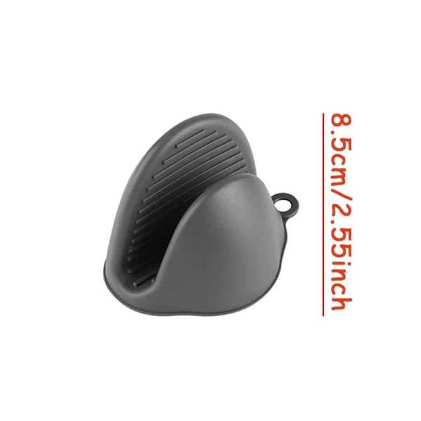 Mitaines de four en Silicone, 2 pièces, résistantes à la chaleur, Anti-brûlure, antidérapantes, Clips, support de Pot, cuisson, gants de four – Image 7