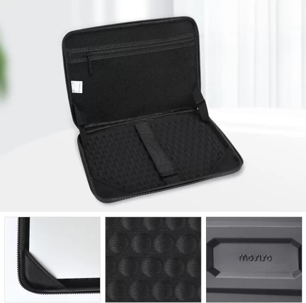 13 14 15 16 pouces coque rigide étui pour ordinateur portable pour MacBook Air Pro Dell étanche EVA mallette de transport pour ordinateur portable porte-documents housse de sac à main – Image 4