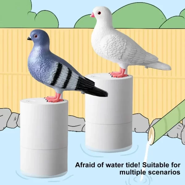 Distributeur de savon en forme de Pigeon, lave-mains en mousse à Induction automatique, mousse Fine, sans contact, détection automatique, distributeur de mousse hygiénique – Image 11