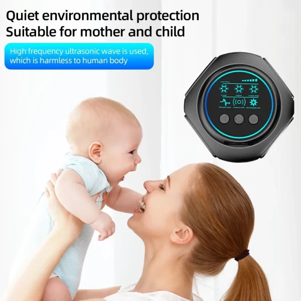 Répulsif ultrasonique pour rongeurs 4 en 1, répulsif électronique pour rats à 360 degrés, répulsif efficacement les mouches, les cafards et les moustiques pour l'intérieur – Image 10