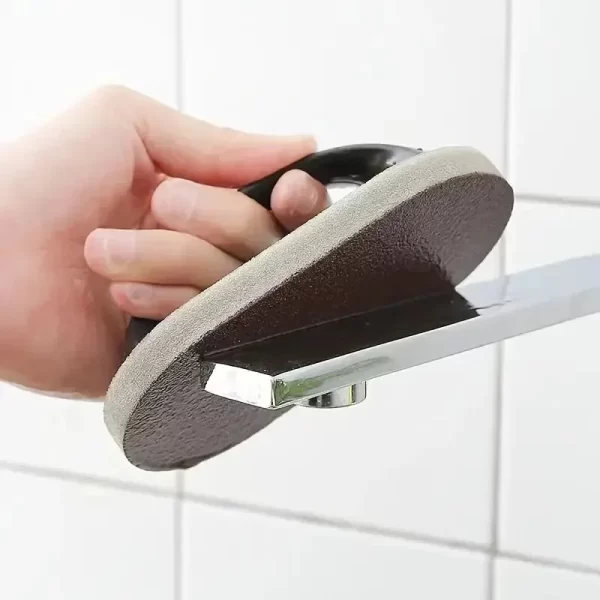 Éponge magique émeri réutilisable – Brosse pour casseroles de cuisine avec poignée pour un nettoyage et une décontamination faciles – Nettoyage lavable et gomme – Image 7
