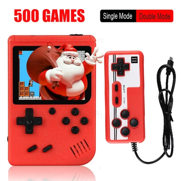 Mini console de jeu vidéo rétro portable, 8 bits, 500 jeux intégrés, console de jeu AV Out, délibérément garçon, universitaires, Jubenz – Image 2