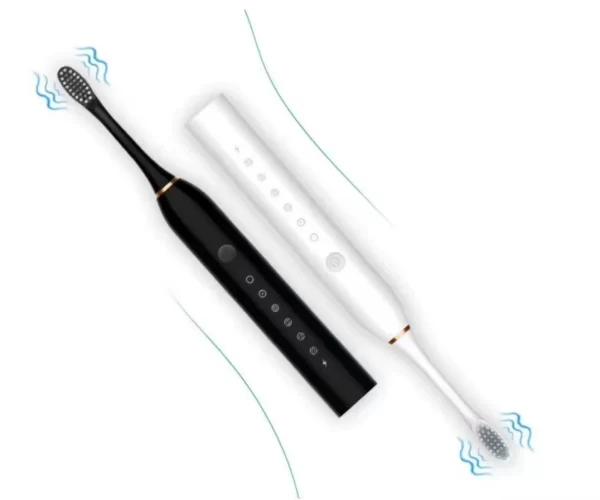 Brosse à dents électrique sonique pour adultes, étanche IPX7, tête de brosse DuPont, aste par USB, livres morts élevés, 6 modes de livres – Image 9