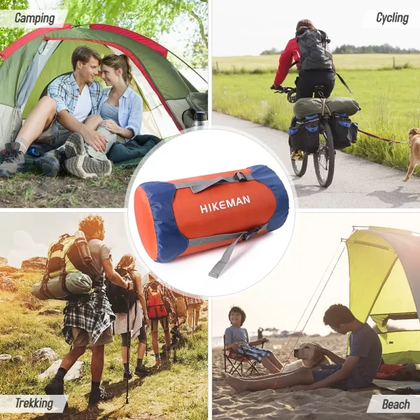 Sac de rangement pour équipement de couchage de camp, sac de compression extérieur, sac de couchage en duvet de coton, sac de voyage, sac divers, juste sac de compression – Image 9