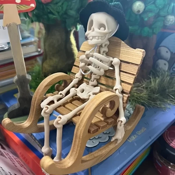 Aimant magnétique pour réfrigérateur, crâne posable, cadeau d'halloween amusant, décoration de cuisine et de salle à manger de pâques, accessoire pour la maison, décor original, 1 pièce – Image 3