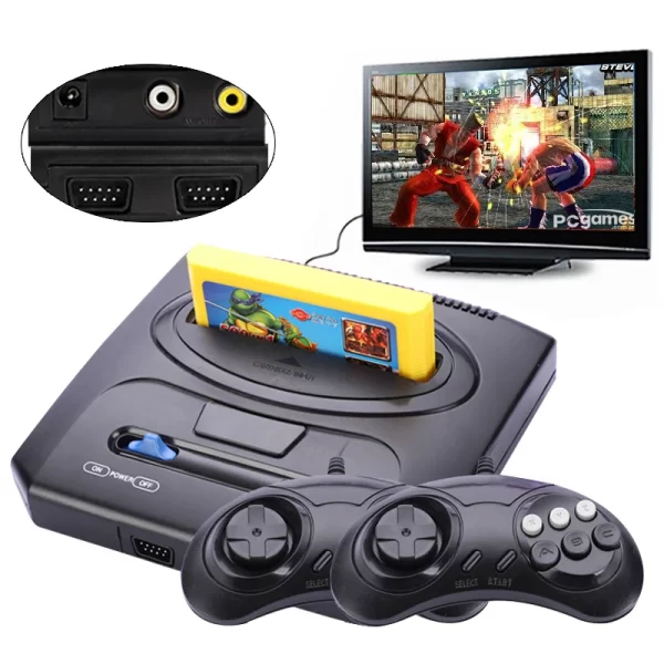 Console de jeu vidéo TV rétro pour Nes, jeux 8 bits, deux manettes de jeu, cartouche 500 en 1, tous les jeux différents, cadeau – Image 2