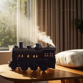 Nouveau modèle de train humidificateur d'air maison télécommande méduse anneau de fumée humidificateur de pulvérisation humidificateur frais et purifier l'air.