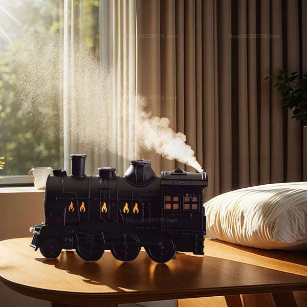 Nouveau modèle de train humidificateur d'air maison télécommande méduse anneau de fumée humidificateur de pulvérisation humidificateur frais et purifier l'air.