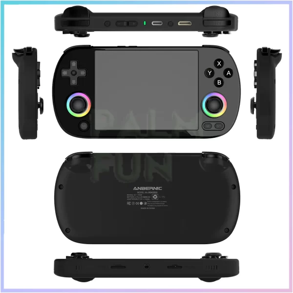 ANBERAlfred-Console de jeu rétro RG40XX H, 64Bit, écran IPS 4 pouces, Linux, 5G, WiFi, Bluetooth, sortie HDMI-TV, lecteur de jeux vidéo – Image 9