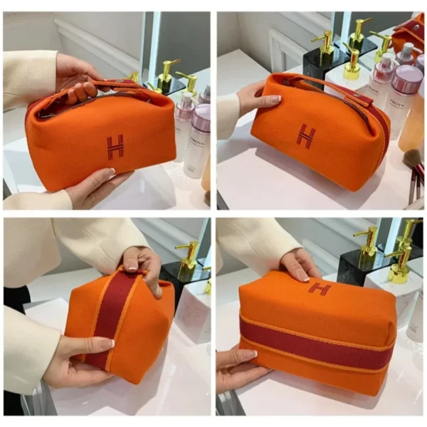 Sac à cosmétiques Style Ins, sacoche d'apparence, à main, haut de gamme, populaire, grande capacité, voyage, mode, sac à cosmétiques en tissu – Image 6