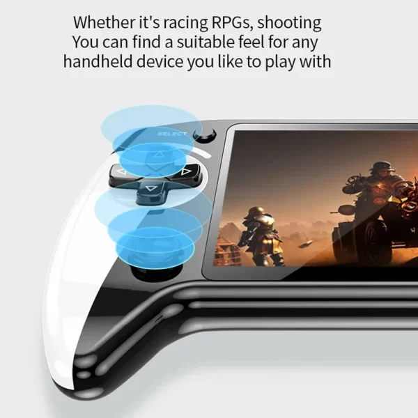 Console de jeu portable X9 avec 3000 jeux, écran de 5.5 pouces, jeu vidéo rétro intégré, 9 émulateurs, grande batterie, charge de Type C – Image 3