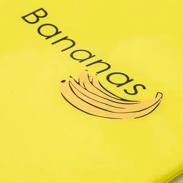Sacs de rangement durables pour banane jaune, 1/2/3/5 pièces, sacs de conservation isolés pour fruits et légumes frais, sac de conservation de banane à cordon de serrage. – Image 5