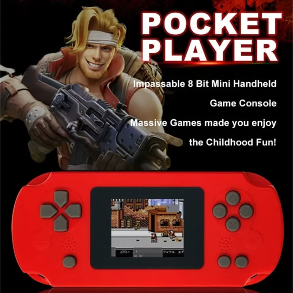 GAMINJA GC31 Rétro Portable Mini Console De Jeu Vidéo TFT Écran Couleur Enfants Joueur de Jeu Intégré 8Bit Jeux – Image 3