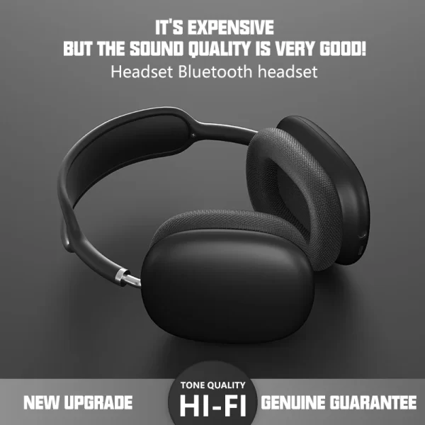 NOUVEAU P9 Pro Max Air Écouteurs Bluetooth sans fil Écouteurs annulateurs de bruit Mic Pods Over Ear Sports Gaming Casque pour Apple – Image 4