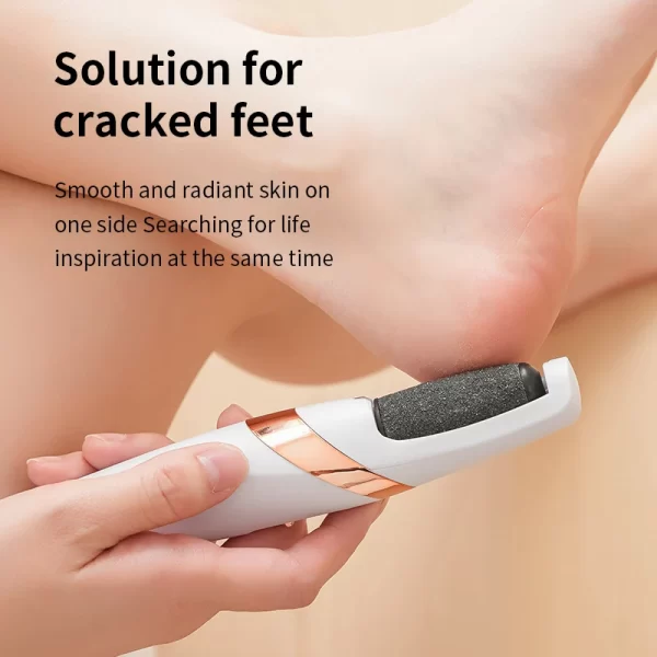Griseur de pieds électrique Calus automatique de pédicure Frottement Calus Peau morte Retraitant pour le pied Machine de beauté rechargeable pied – Image 3
