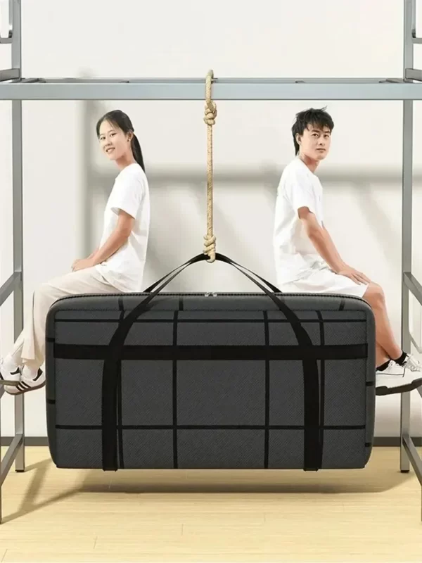 Sac de rangement en matériau Composite noir, grande capacité et Super porteur, anti-poussière et résistant à l'humidité avec fermeture éclair, 1 pièce – Image 4