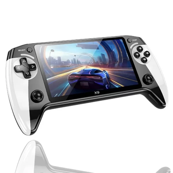 Console de jeu portable X9 avec 3000 jeux, écran de 5.5 pouces, jeu vidéo rétro intégré, 9 émulateurs, grande batterie, charge de Type C – Image 2