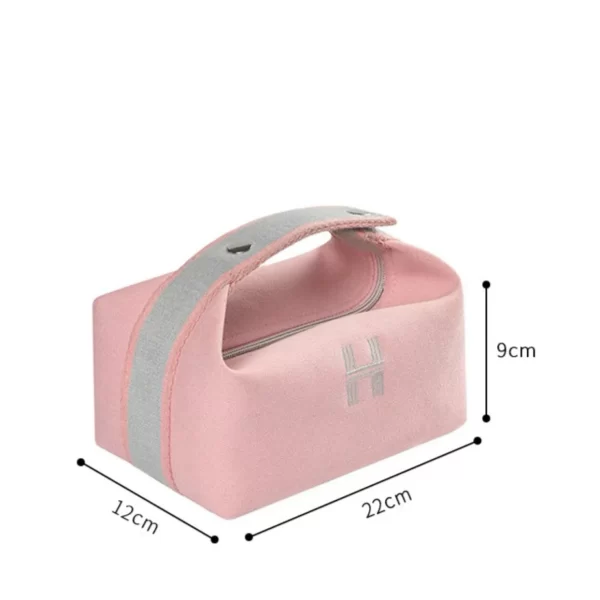 Sac à cosmétiques Style Ins, sacoche d'apparence, à main, haut de gamme, populaire, grande capacité, voyage, mode, sac à cosmétiques en tissu – Image 4