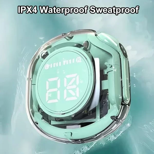 T8 Casque Bluetooth sans fil Casques Bluetooth sans fil LED Power Digital Display Sound Stéréo Casques sans fil pour Xiaomi – Image 7
