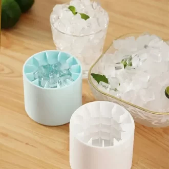 Silicone Ice Cube Mold rond seau de glace été Réfrigérateur fait maison Congélateur Ice Cube Mold créatif Outils de barware