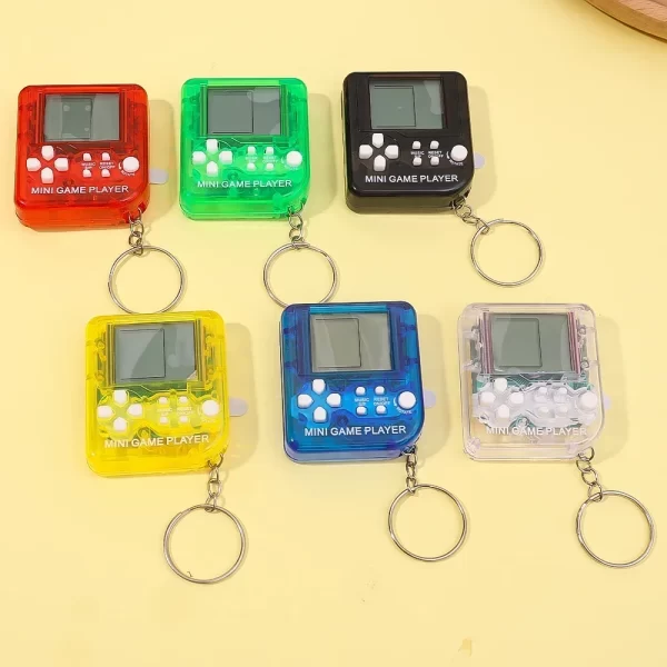 Mini jeu de construction portable pour enfants, jeux électroniques classiques plus tard, jeu de console tenu dans la main, jeu de puzzle pour enfants, jouets pour joueurs, cadeau – Image 6