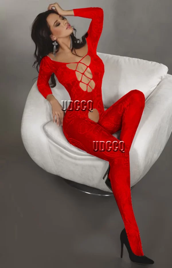Vêtements de Noël sous-vêtements Lingerie sexy Lady lenceria Chemises Meilleur vêtements de nuit exotique grande taille babydoll rouge costume sexy – Image 9