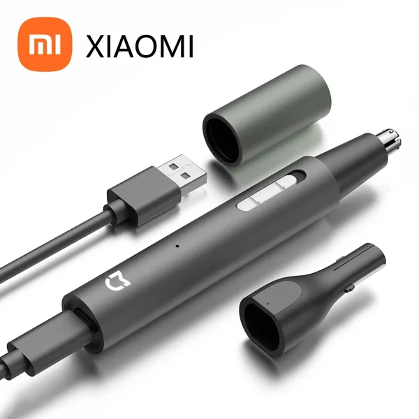 Xiaomi Mijia électrique nez oreille tondeuse à cheveux pour hommes indolore Rechargeable favoris sourcils barbe 3 en 1 tondeuse à cheveux rasoir – Image 2