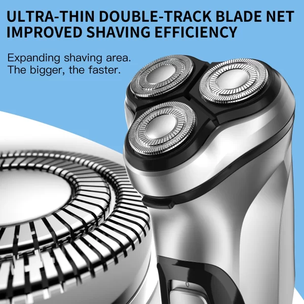 ENCHEN Blackstone Électrique Rasoir Rotatif pour Hommes 3D Flottant Lame Lavable Type-c USB Rechargeable Rasage Barbe Machine – Image 3