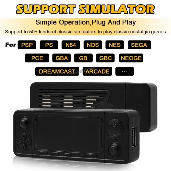 Console de jeu vidéo TV X9 PRO, 128 Go, 256 Go, Coller délibérément 4KHD, Jeux 3D, PSP, PS1, N64, NDS, Plus de 40 simulateurs, Jeux rétro, Touristes, Contrôleur 2.4G – Image 4