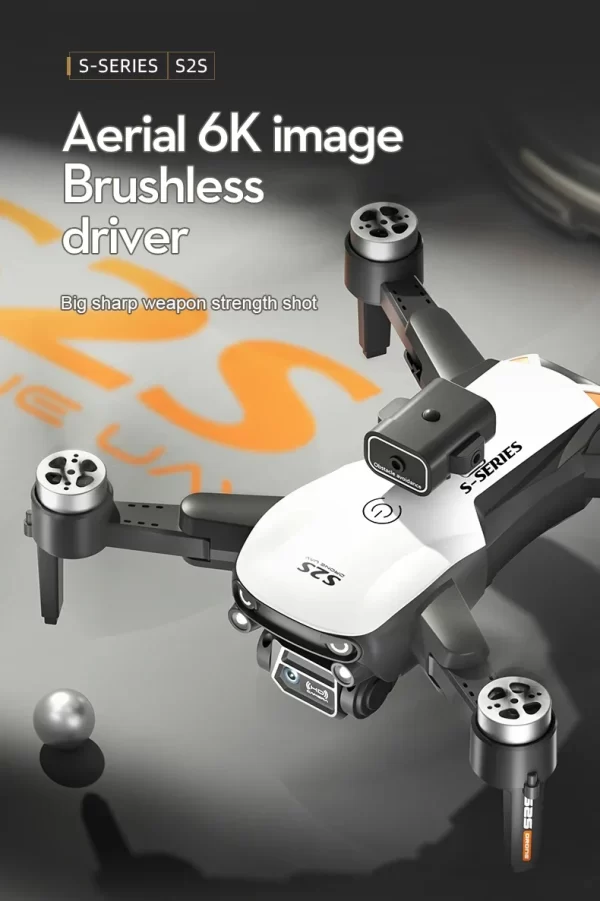 S2S Mini Drone 4k 8K HD caméra évitement d'obstacles photographie aérienne moteur sans brosse pliable Rc quadrirotor enfant jouet – Image 7