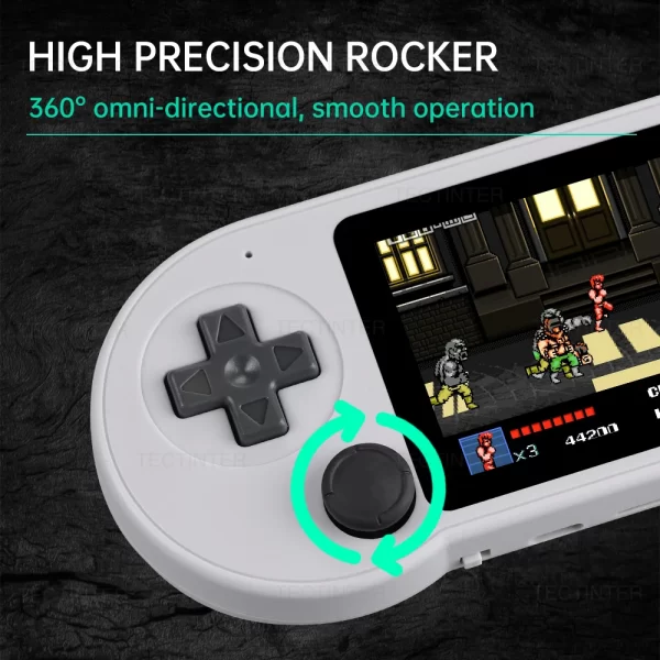 SF2000 3 pouces IPS écran Portable Console de jeu Mini lecteur de jeu vidéo rétro intégré 8000 + jeux Console de jeu sortie AV – Image 7