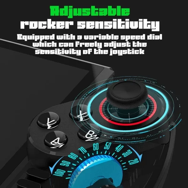 Ipega PG - 9777SH Bluetooth Gamepad pour Nintendo Switch Android iOS iPad PC avec joystick de vibration linéaire de lumière RGB – Image 3