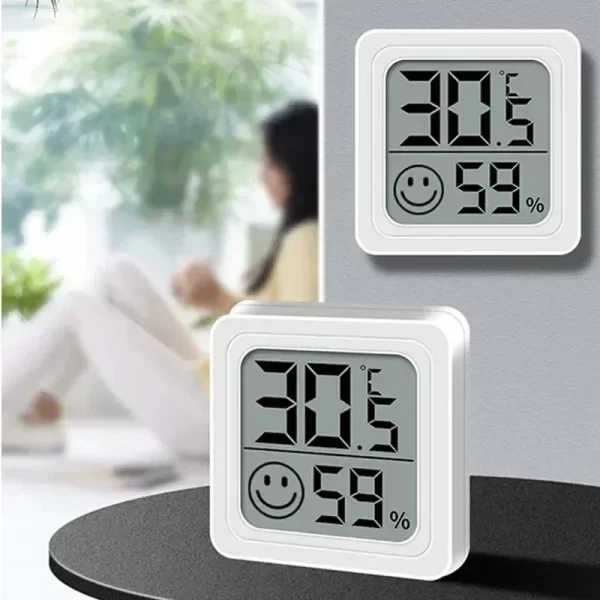 Xiaomi 1/4 pièces Mini LCD thermomètre numérique hygromètre intérieur température ambiante humidité mètre capteur jauge Station météo ensemble – Image 3