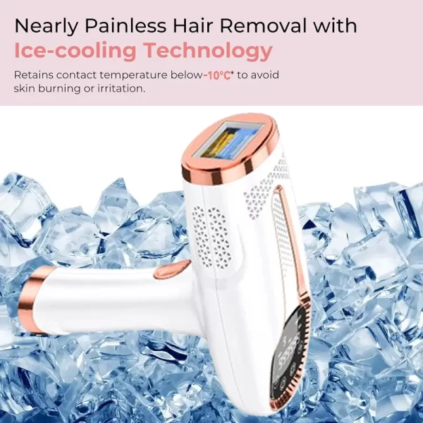Épilateur Laser électrique indolore pour femmes, 999999 000 flashs, pour usage domestique, épilation, Bikini, livraison directe – Image 5
